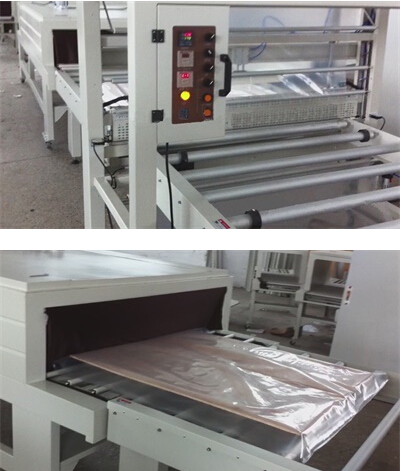 PE膜板材收缩机精致的做工